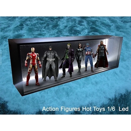 Expositor Estante Led action Figures Hot Toys 1 6 Marvel