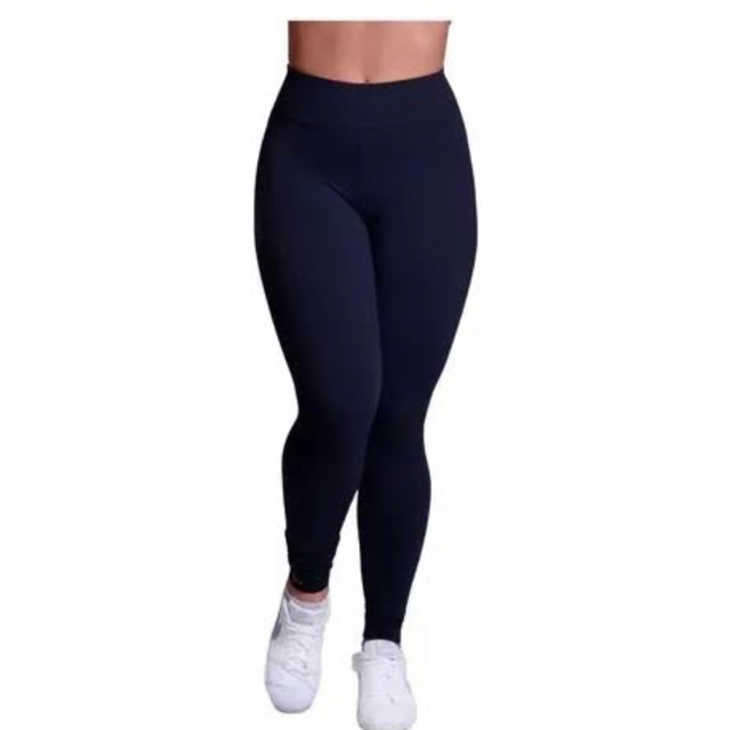 Calça Legging Plus Size Leg Basic Cós Alto Gringa Instagram