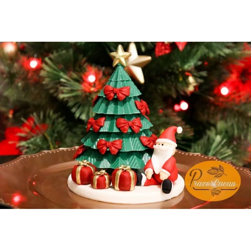 Molde Para Árvore De Natal De Chocolate 3D Cod 859 - Porto Formas