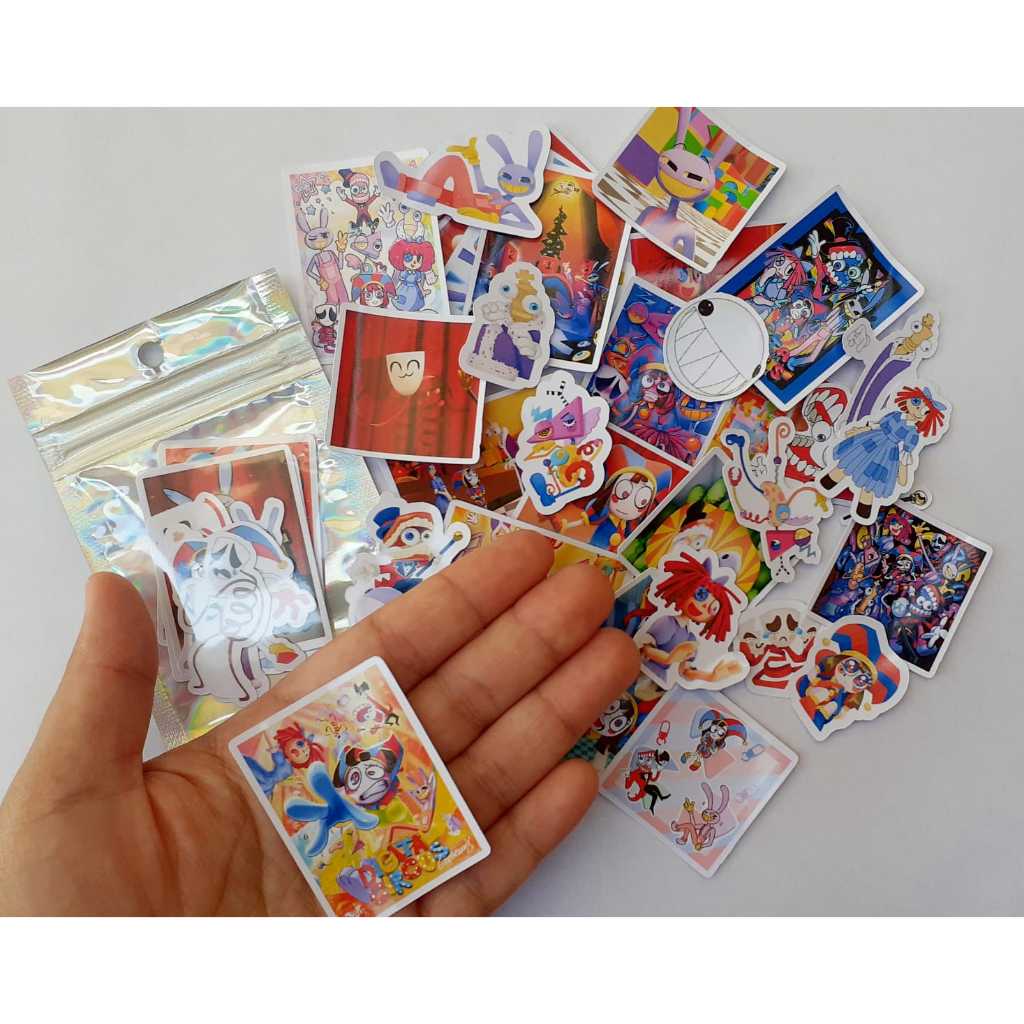 45 Pcs Adesivos The Amazing Digital Circus O Incrível Circo Digital  Stickers Scrapbook | Shopee Brasil