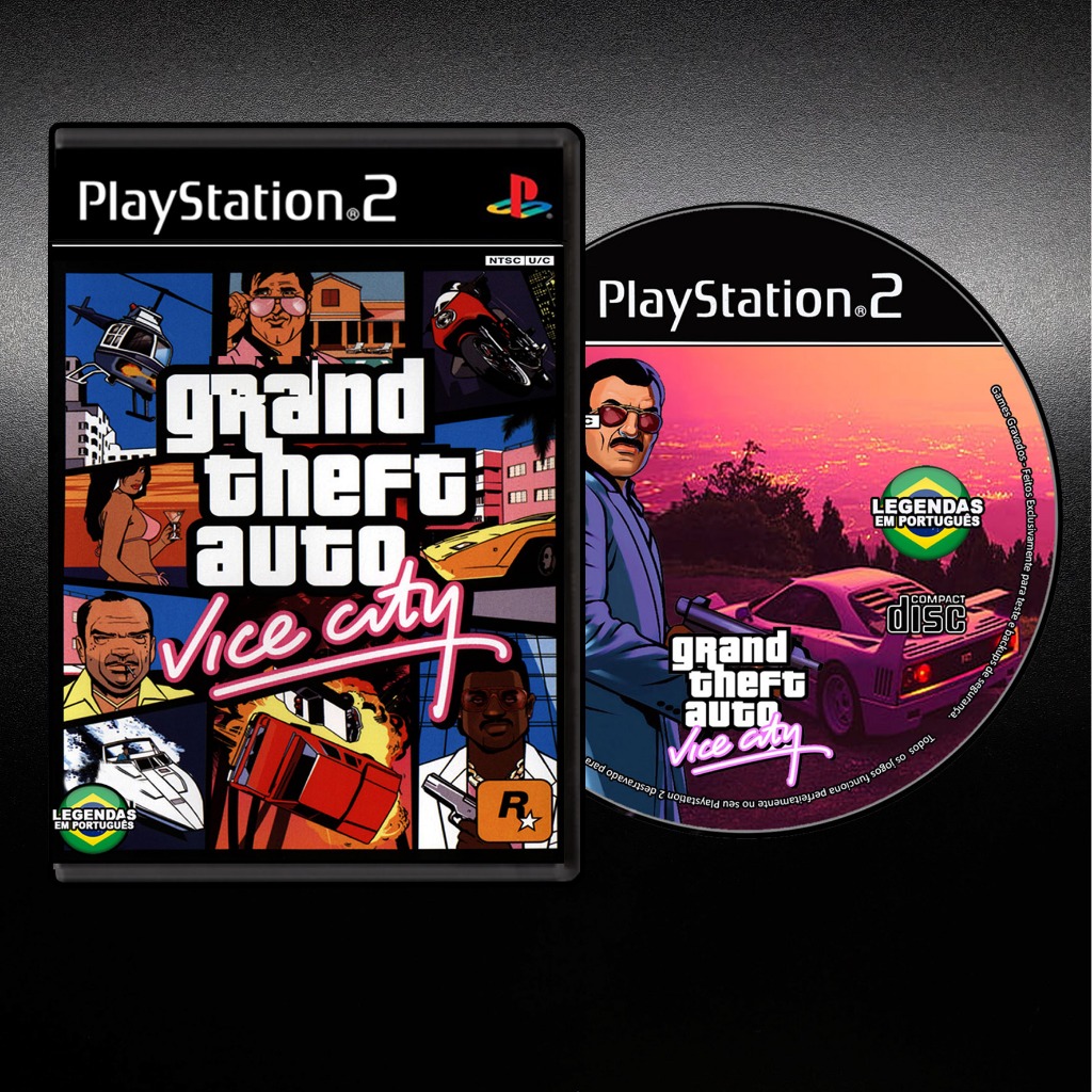 Gta Vice City Ps2 Grand Theft Auto Portugues Patch