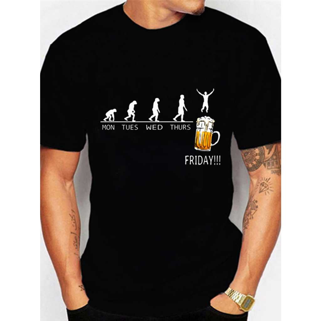 T-shirt unissex Beer Sapiens azul escuro, preto, vermelho ou verde