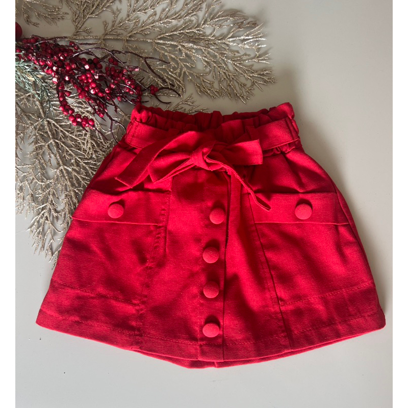 Roupa de Frio para Bebê Menina Casaco e Calça Vermelho Mini Diva