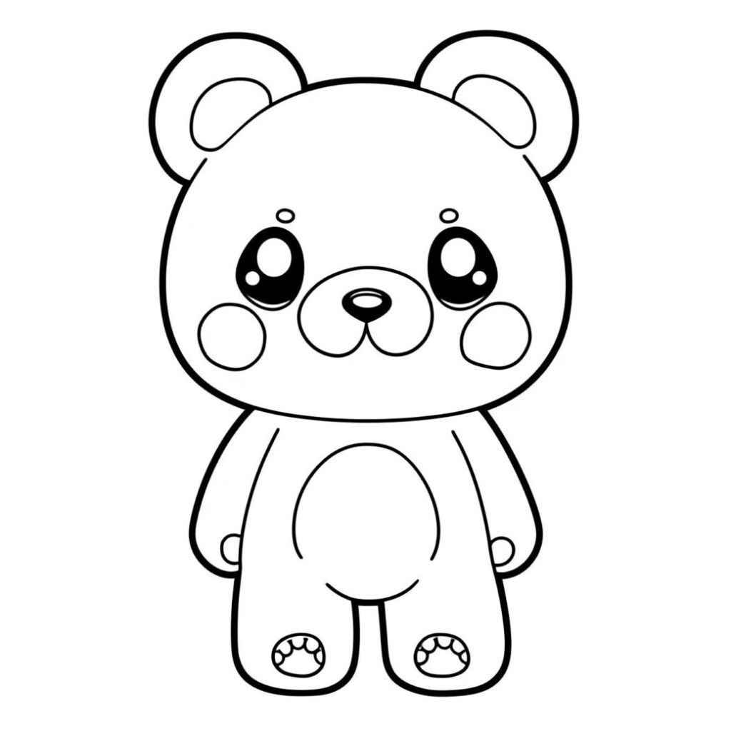 COMO DESENHAR E COLORIR UM PANDA FOFO KAWAII 