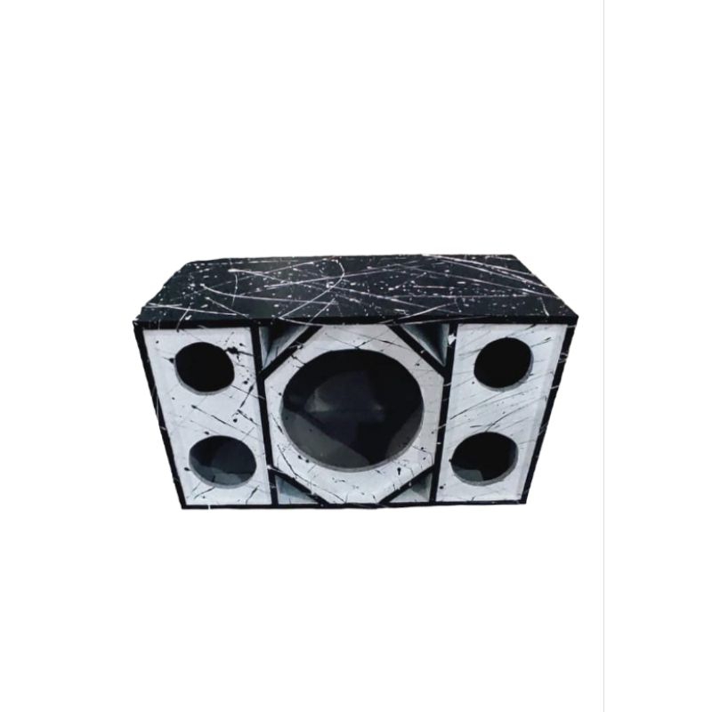 Caixa Bob trio 3D grave de 15 corneta e super tweeter