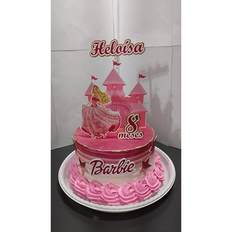 Topo De Bolo Personalizado Princesa Ariel Sereia - 3d/camadinhas - Eu Amo  Lembrancinhas