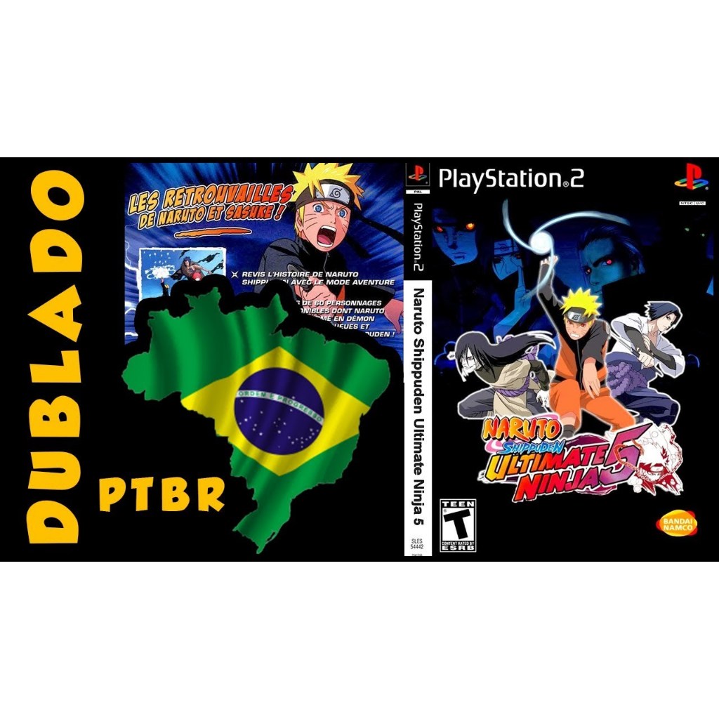 Naruto Shippuden Ultimate Ninja 5 Dublado ISO OPL (2023) 