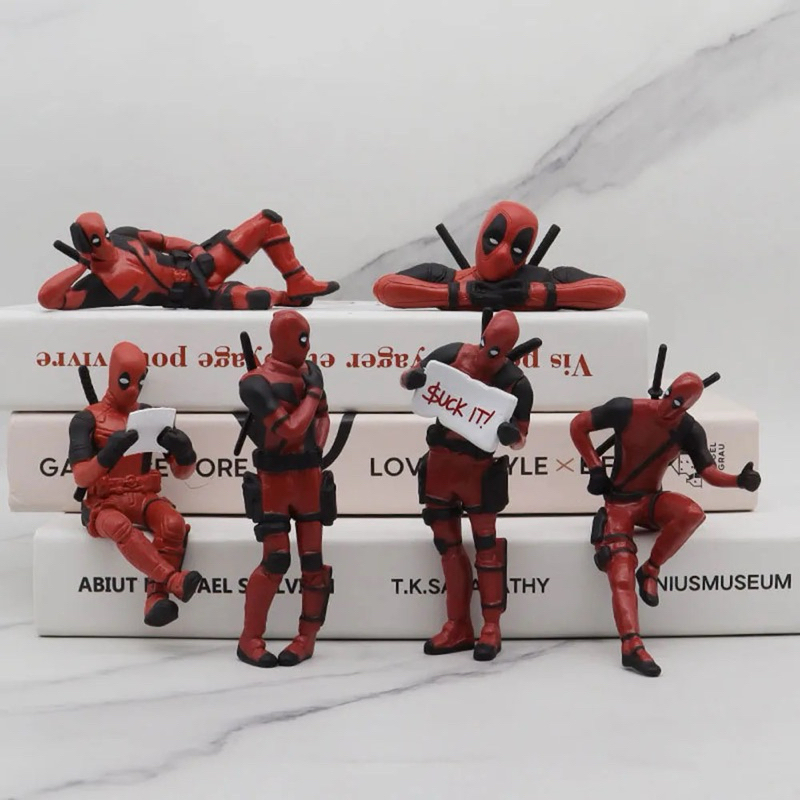 Deadpool action figure set new arrivals