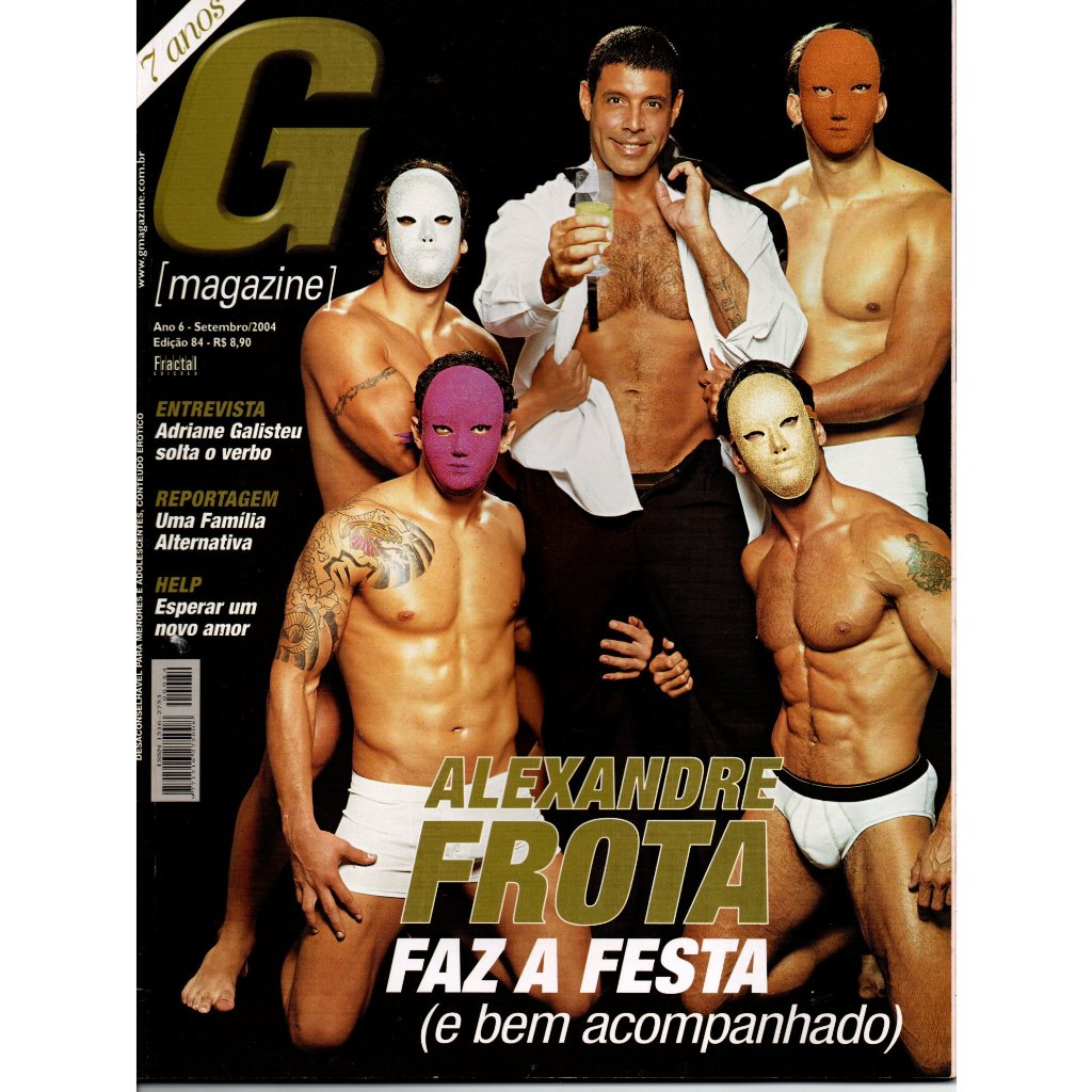 G Magazine - 2004 - Nº.84 - Alexandre Frota | Shopee Brasil