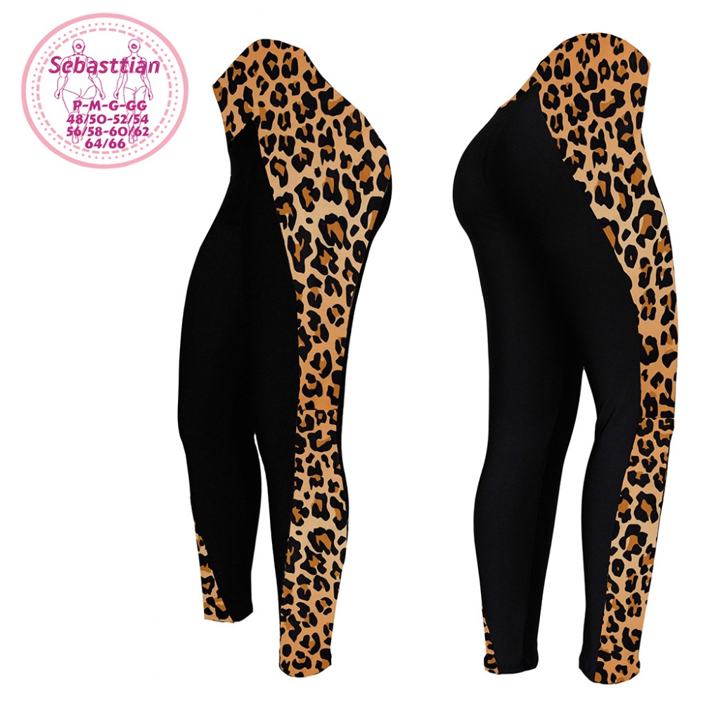 Legging preta suplex 340, do P ao plus 64/66, suplex