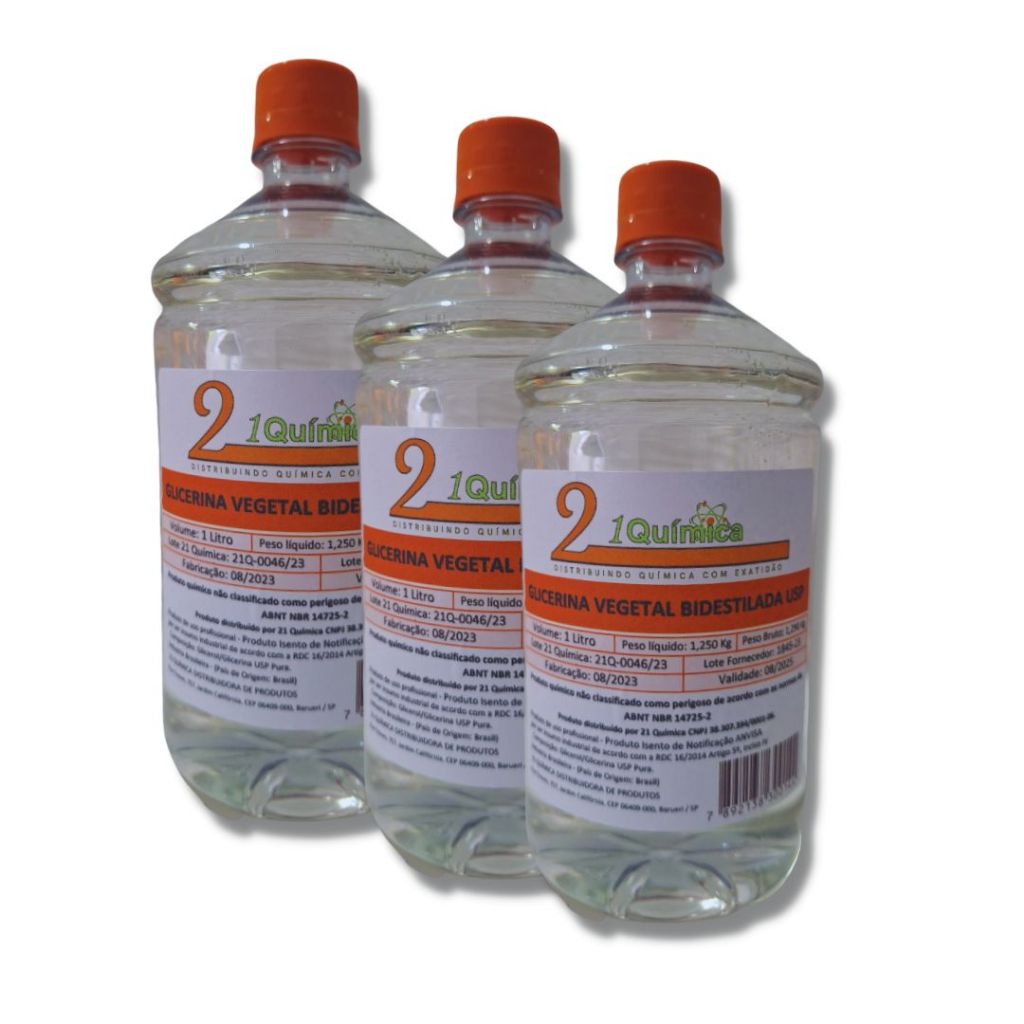 Glicerina Vegetal C/ Propileno (base Pronta P/ Juice) 2 Lts
