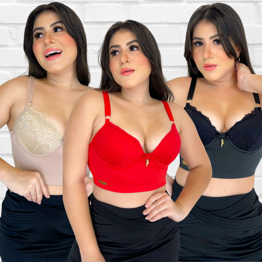 Nualge Fashion Conjunto de Lingerie Sexy Sensual Atacado Moda Intima