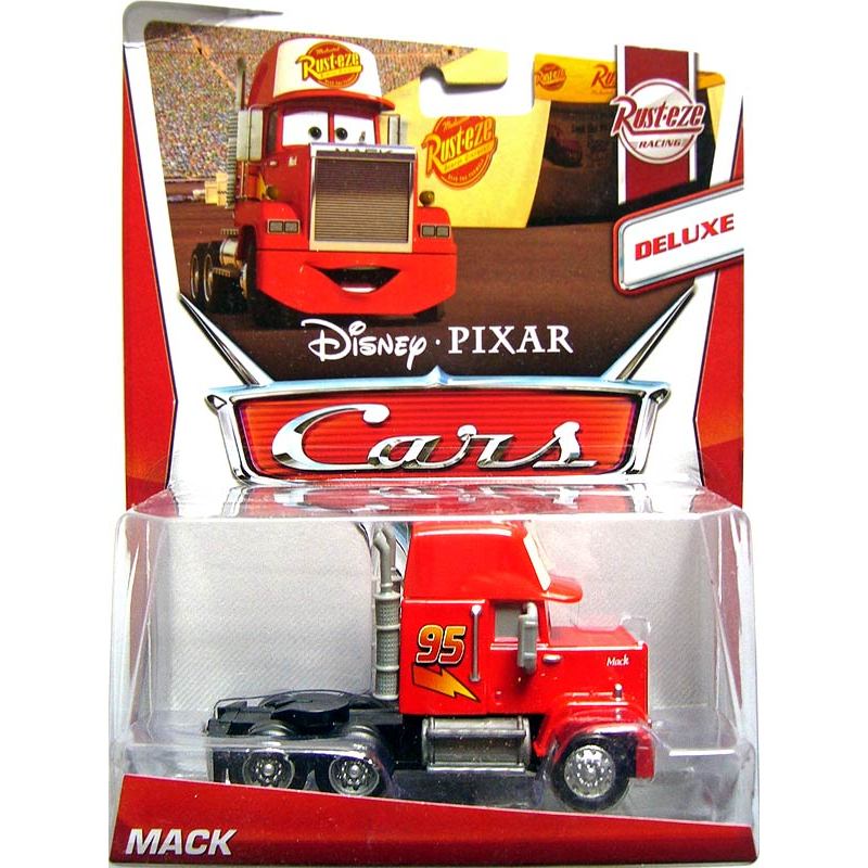 Disney Cars Mack Semi Reboque Deluxe Rust Eze Racing Mattel