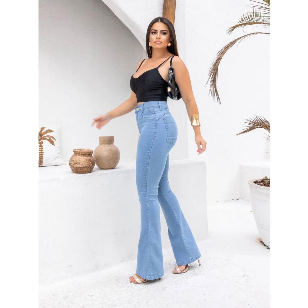 Calça Shein Nova Wide Leg Rasgada Destroyed Moda Gringa 2021