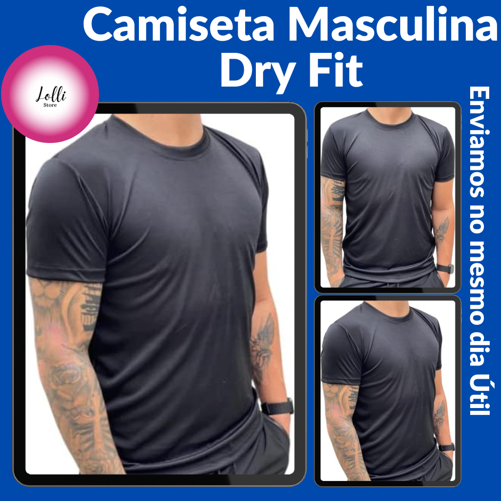 Camiseta Masculina Dry Fit: Liberdade e Frescor em Cada Movimento
