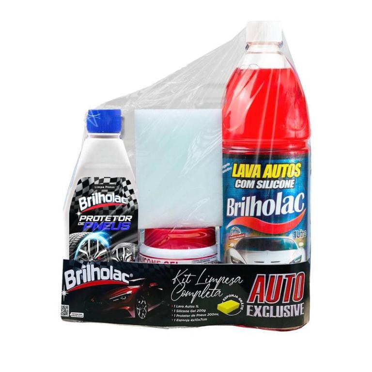 Kit Limpeza Automotivo Brilholac