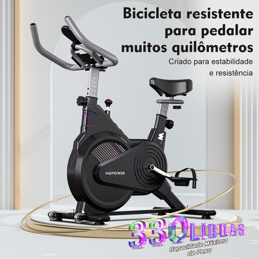 Bicicleta Ergométrica Para Exercícios Branca bike academia spinner spiner  spinning Z-006 Cor：Preto