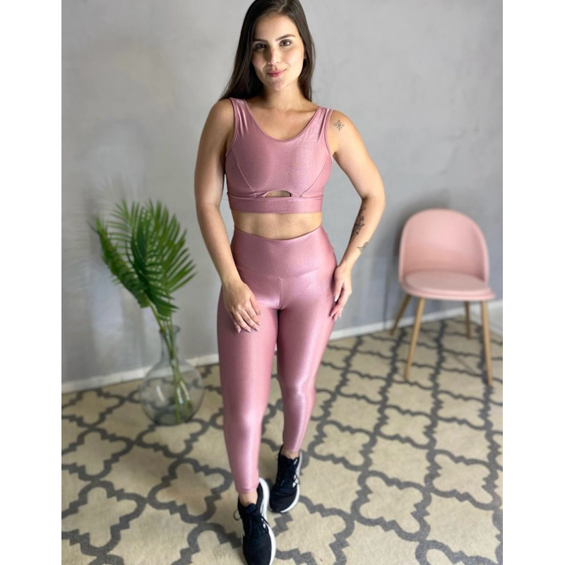 Conjunto Fitness Feminino Perola