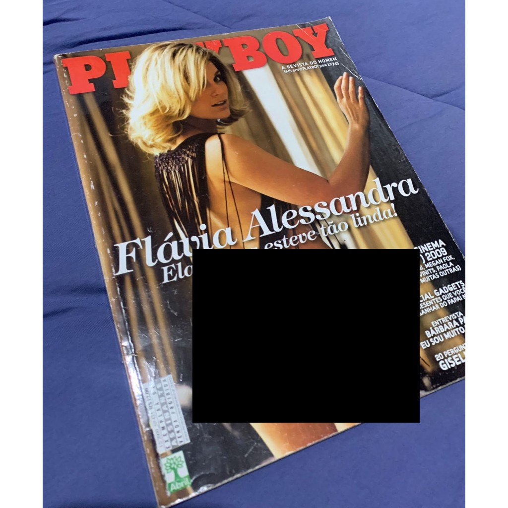 Revista Playboy - Flávia Alessandra