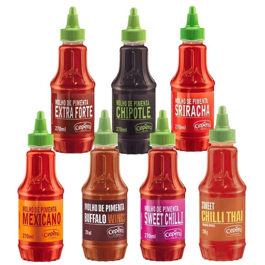 Molho de pimenta Cepêra Sabores | Shopee Brasil