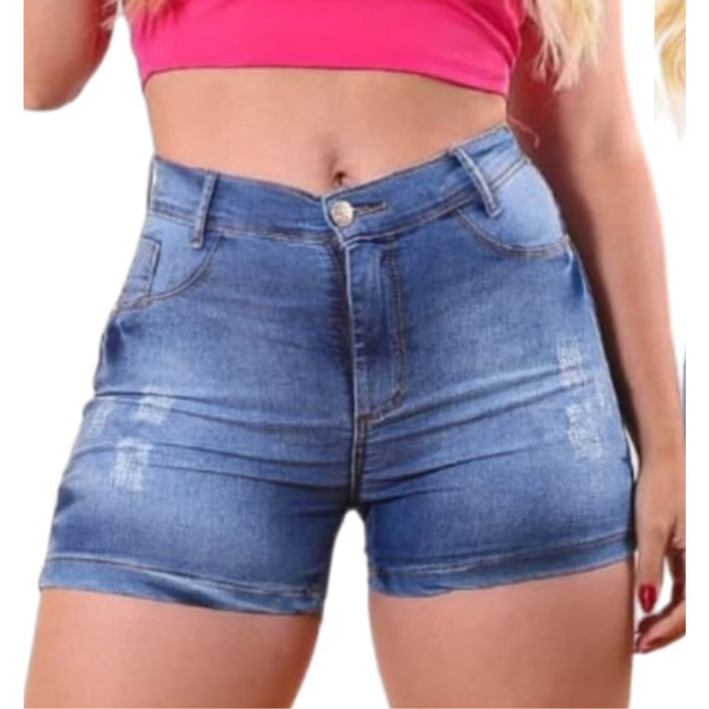 Calça Jeans Feminina Lycra Licra Empina Bumbum Confortáveis Lisa Navalhada  Escura trabalho roupa