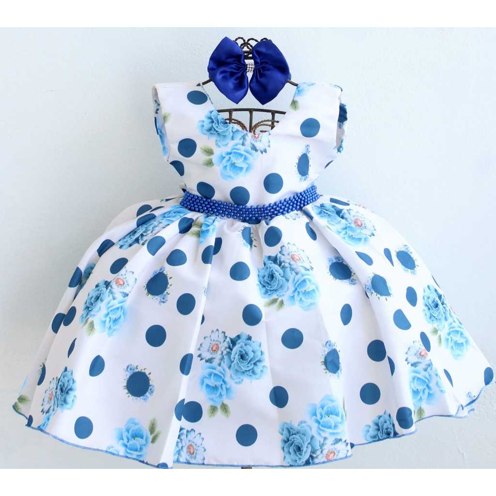 Vestido bonequinha de luxo hot sale infantil