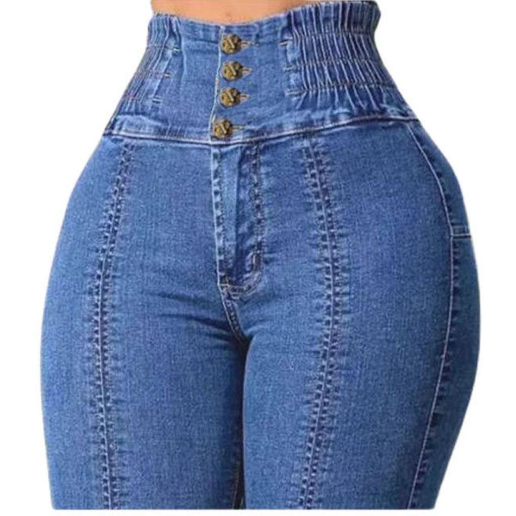 CALÇA JEANS LEVANTA BUMBUM MODELO REF MMS