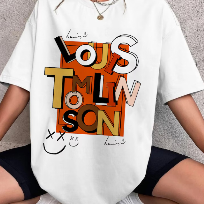 Camiseta T-shirt Unissex Algodão Louis Tomlinson Vintage 90s