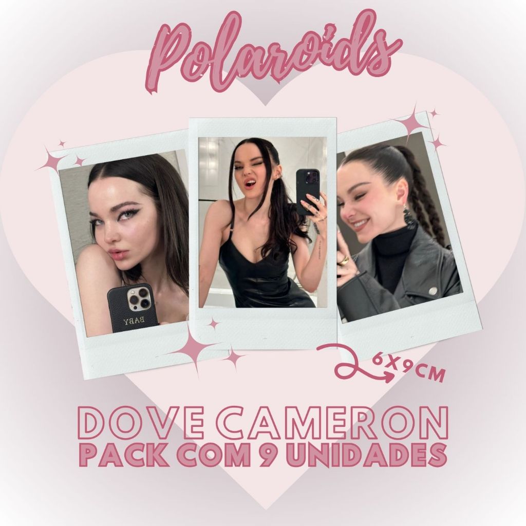 Polaroids Dove Cameron FANMADE - 6x9cm (9 unidades) | Shopee Brasil