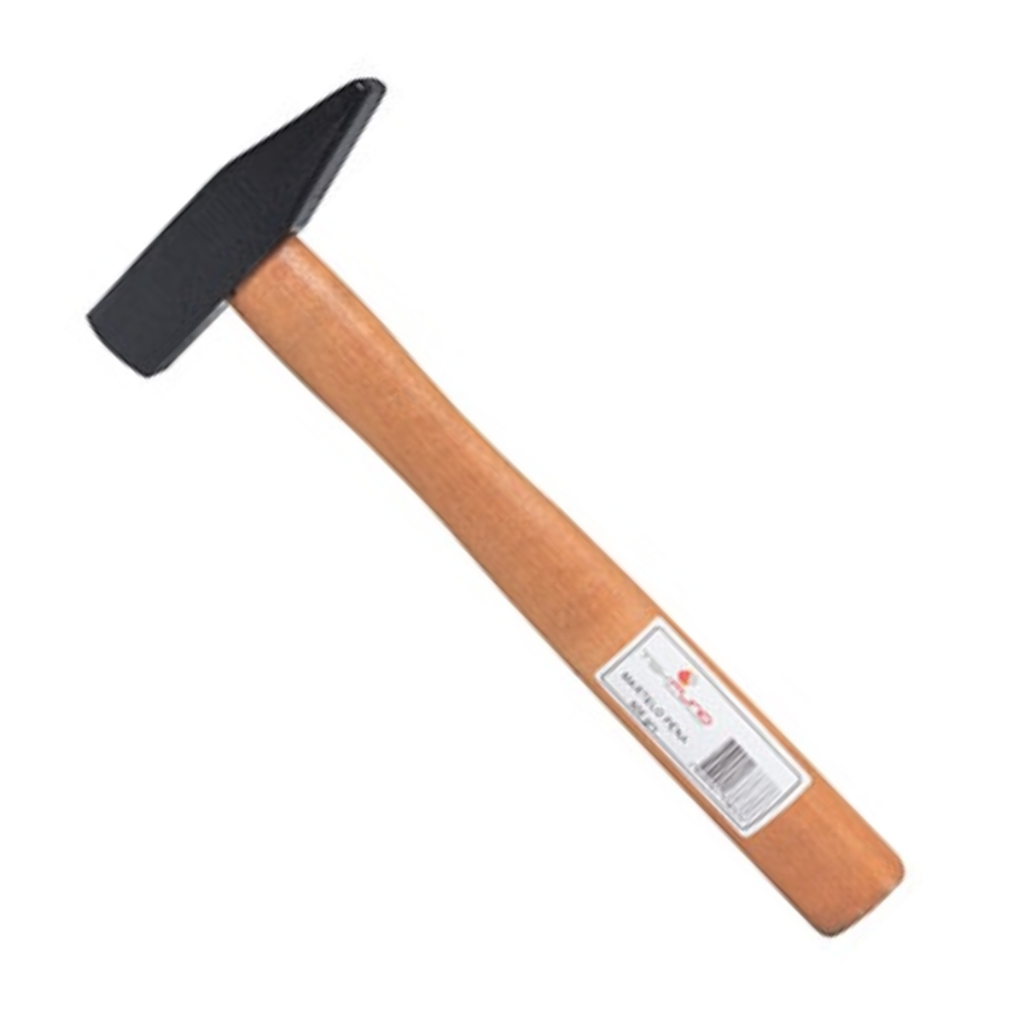 Martelo de Ferro modelo Pena com cabo de madeira 300 e 500 gr. | Shopee  Brasil