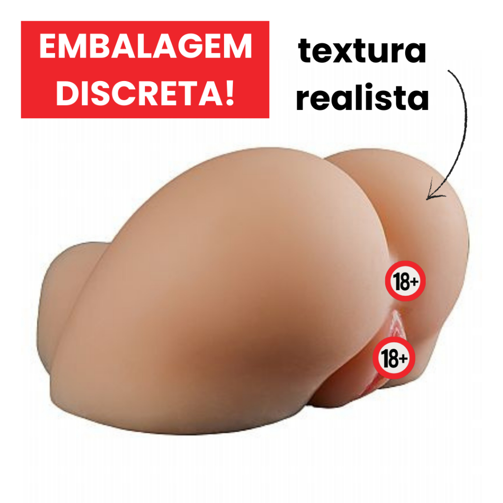 Masturbador Masculino Bumbum Empinado com vagina e ânus realista 3d para  homens vagina de silicone artificial brinquedos | Shopee Brasil