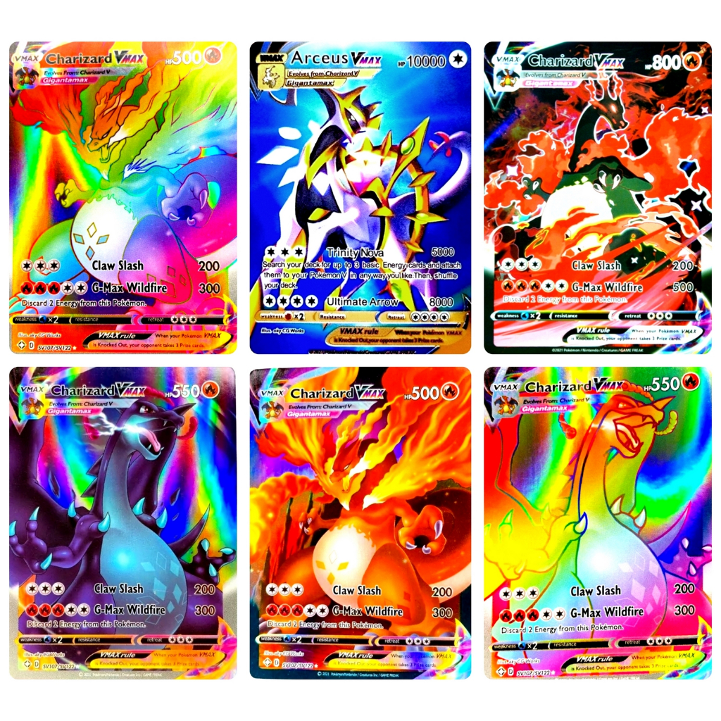 Cartas Especias Raras Brilhantes Pokemon