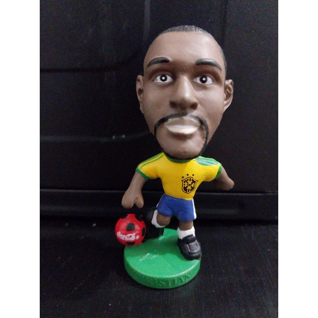 Coca Cola SoccerStarz Brazil Big Heads Corinthian Figures Dunga Ronaldo  Romario