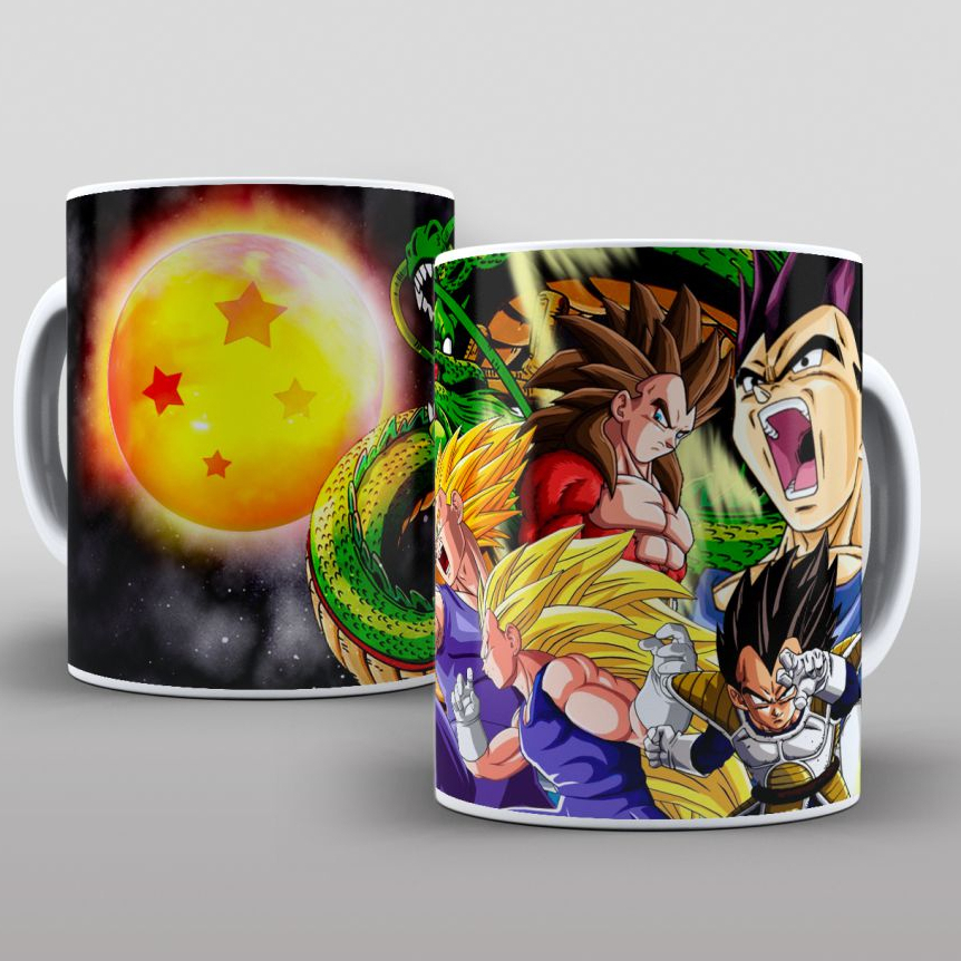 Caneca Personalizada de Porcelana - Dragon Ball Z Vegeta / Príncipe dos  Sayajins