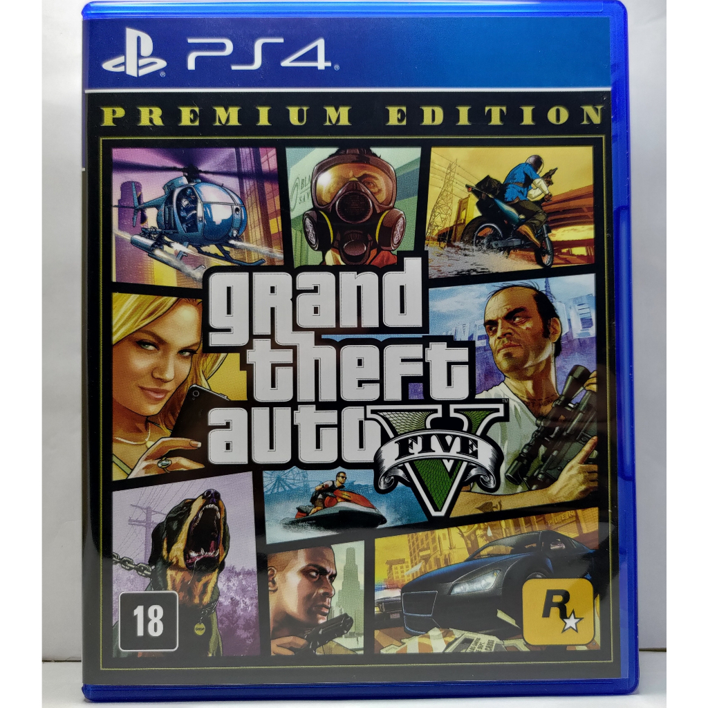  Grand Theft Auto V: Premium Edition (PS4) : Video Games