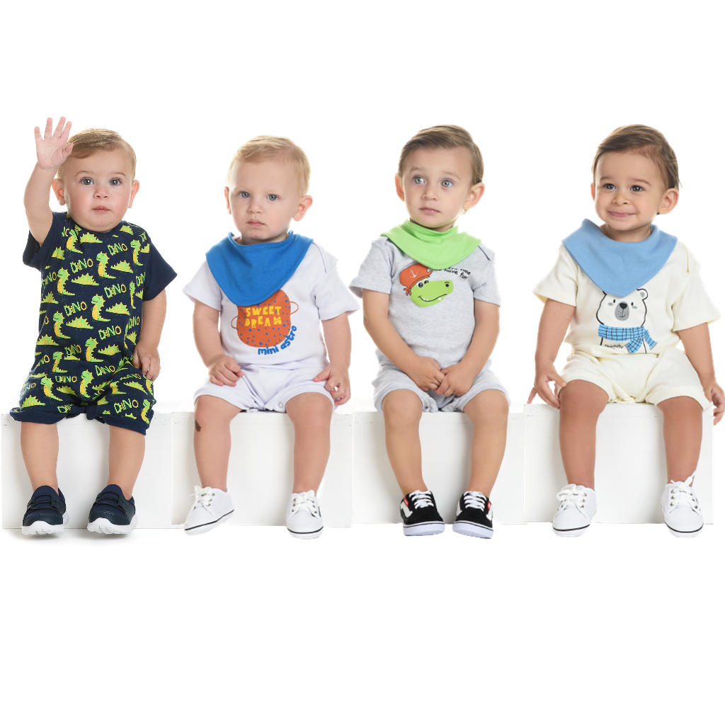 Roupa Para Meninas Bebe Lote Kit Com 15 Peças Verão Atacado