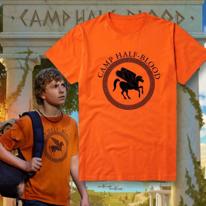 Camiseta Percy Jackson / Acampamento Meio-Sangue