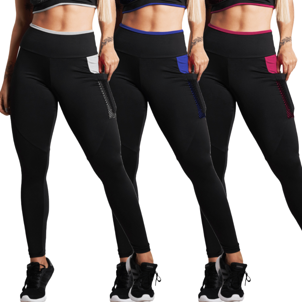 Comprar Conjunto Fitness Academia Feminina Top Calça Legging - Impactto  Modas