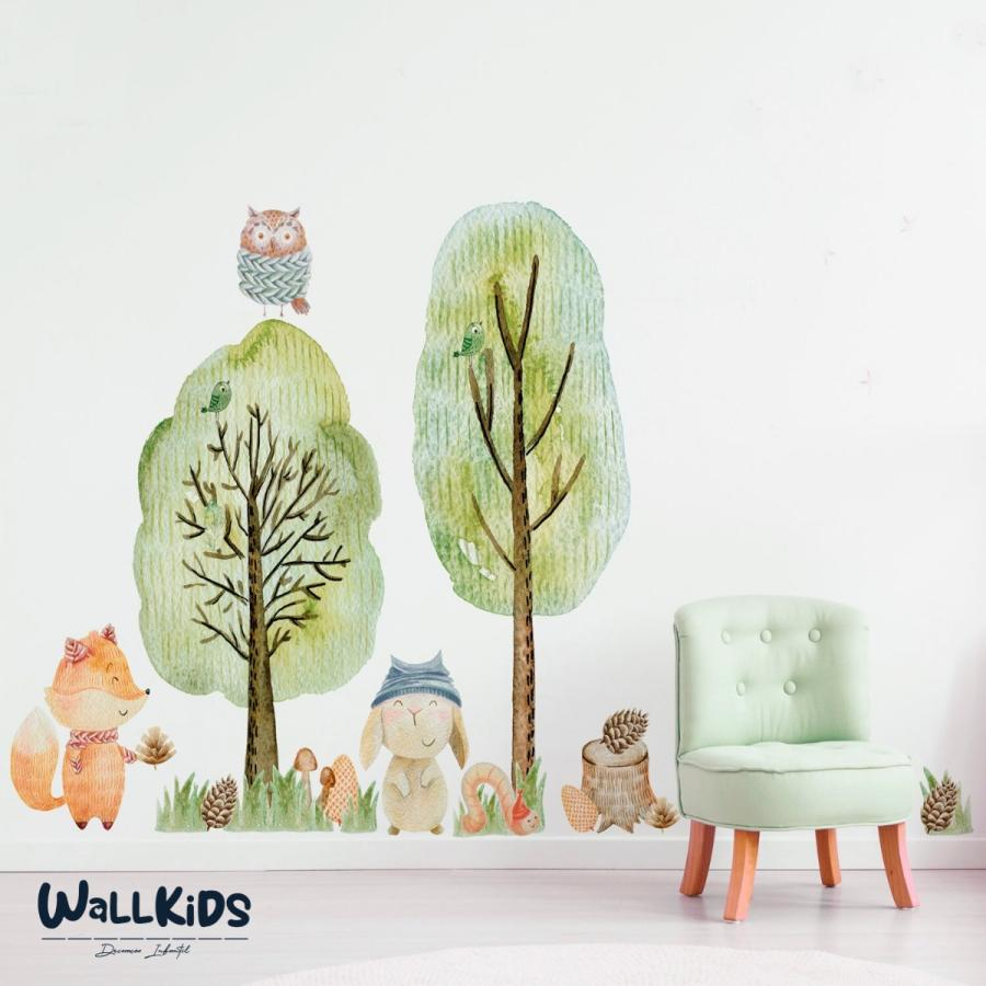 Placa decorativa infantil desenho cacto verde - Wallkids - Placa