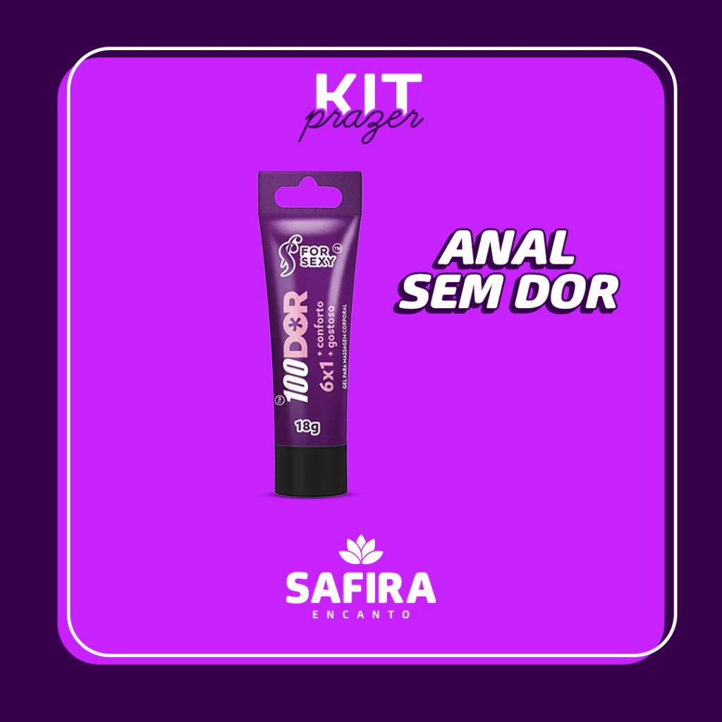 Gel Anestésico Anal Sem Dor Lubrificante 100DOR 6x1 18g | Shopee Brasil