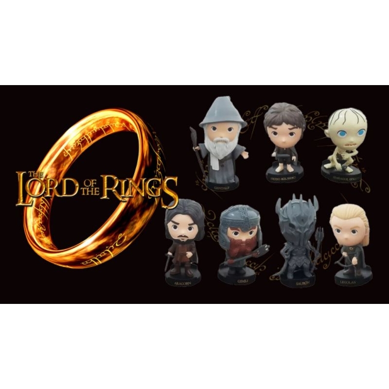 Bonecos Bobs Senhor Do Anéis The Lord Of Rings Completa 7 Un