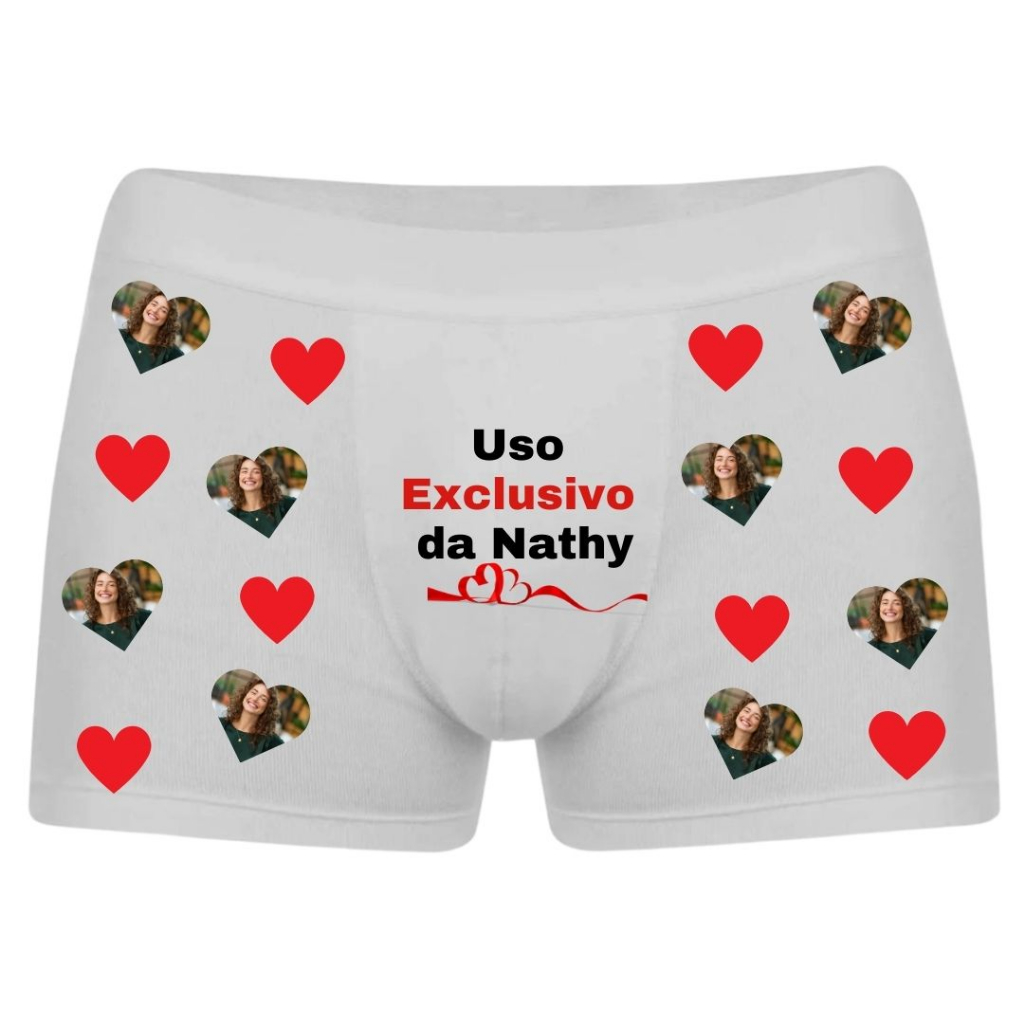 Cueca Personalizada com Foto Namorada Ciumenta | Shopee Brasil