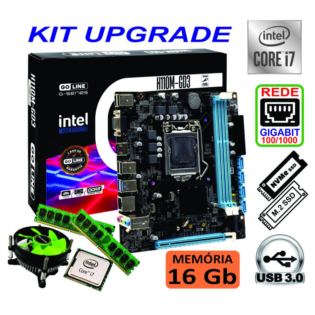 Intel Core i7-7700 H110M4-M01 マザーボードセット H110M4-M01 マザーボード、Core i7-7700メモリー8GB