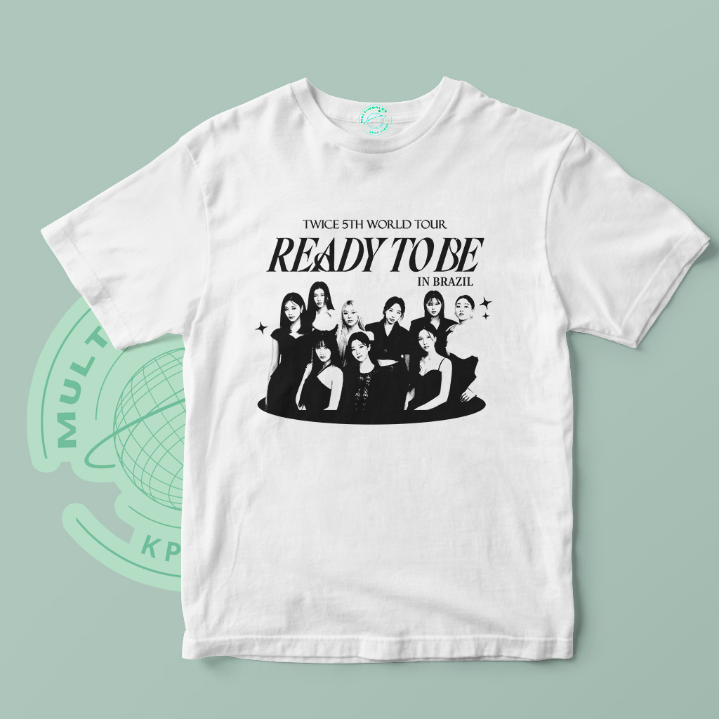 Camiseta Unissex Twice Ready To Be Tour