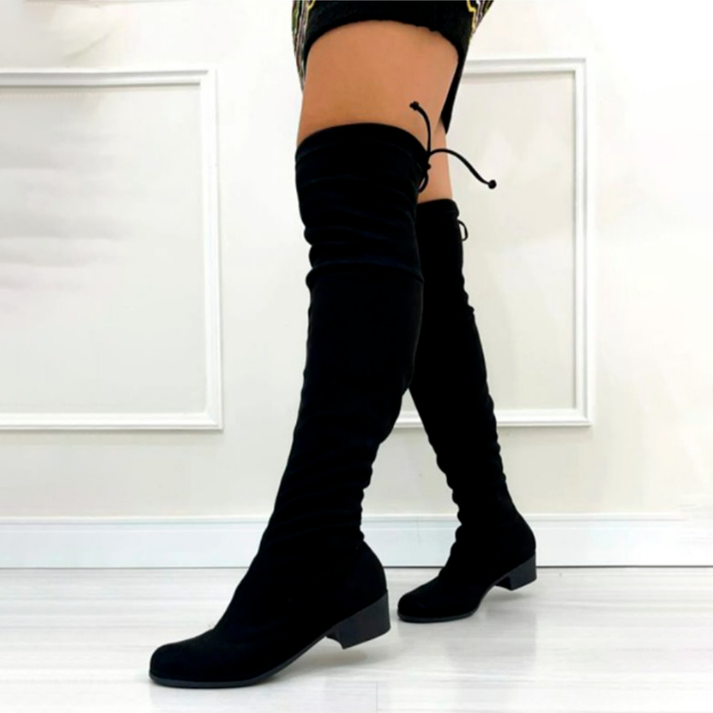 Botas pra best sale cima do joelho