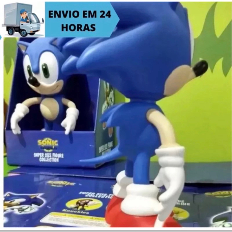 Boneco Super Sonic Collection Grande Articulado - Gringolândia