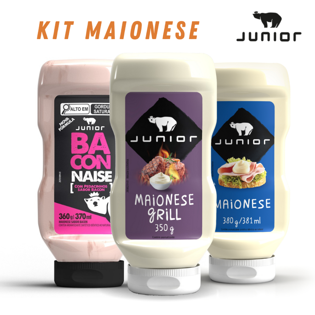 Kit Maioneses Baconese + Maionese Grill Junior