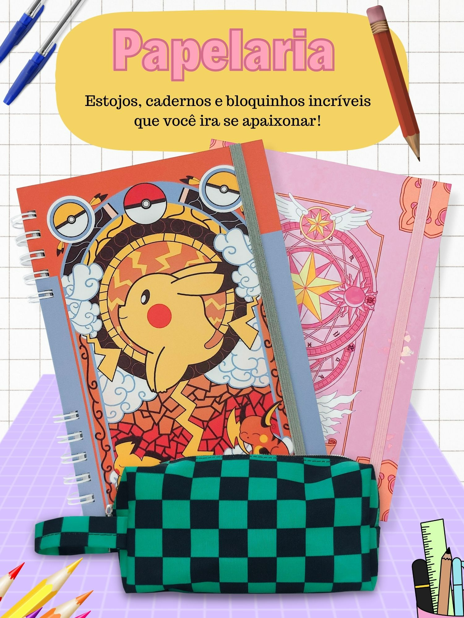 Caderno Pequeno A5 Tanjiro - Comprar em ET Geek