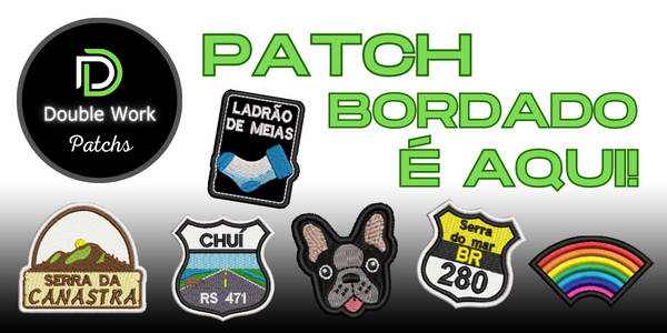 Patch Bordado Salmo 23:4 - 9x7 cm Cód.4893