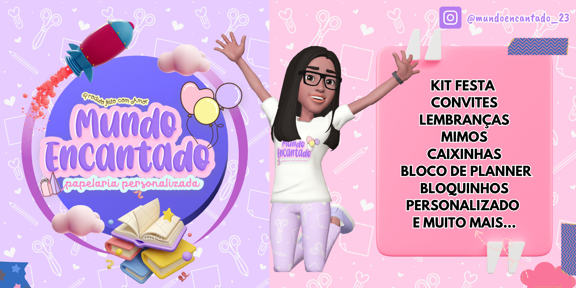 Arquivo Digital Cartela de adesivos - Luluca e Roblox